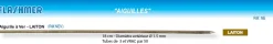 FLASHMER Accessoires De Montage Surfcasting^50 Aiguilles à ver laiton 18 cm Ø 1,5 mm