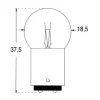 VDM Ampoule Et Navette^2 ampoules sphérique 12V - 10W