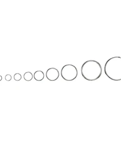 FLASHMER Accessoires|Accessoires De Montages Carnassier^100 Anneaux Brisés Nickelés