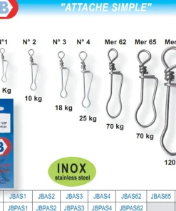 J.B Montage Silure|Accessoires De Montage Carpe^100 Attache Simple