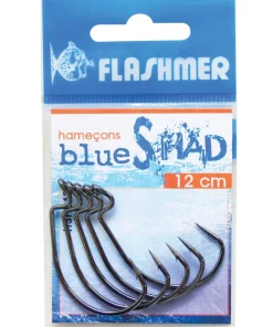 FLASHMER 5 Hameçons pour Blue Shad| Hameçons Carnassier