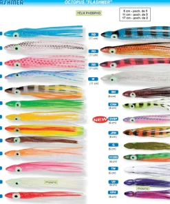 FLASHMER Leurre Silure|Leurres Souples^2 Octopus 170 mm