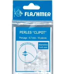 FLASHMER Accessoires De Montage Surfcasting|Accessoires De Montage Carpe^10 Perles Clipot