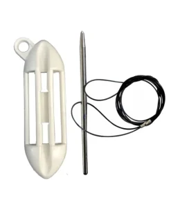 LABRAX Accroche Poisson Et Filet^Accroche poisson pour ceinture White