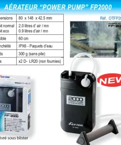 FLASHMER Accessoires Pêche Truite|Accessoires Pêche Carnassier^Aerateur Fuji Toki FP-2000