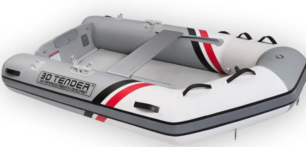 3D TENDER Bateau Pneumatique|Annexe Gonflable^Annexe bateau pneumatique Twin V-Shape 250 grise