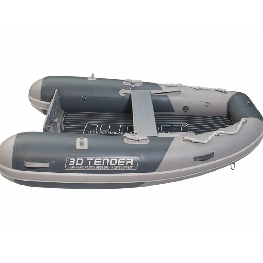 3D TENDER Annexe Gonflable^Annexe bateau pneumatique Twin Fastcat 260 Gris foncé/Gris clair