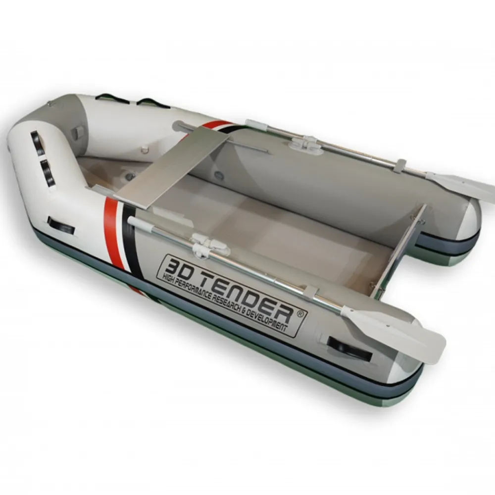 3D TENDER Annexe Gonflable^Annexe bateau pneumatique Twin V-Shape 270 grise