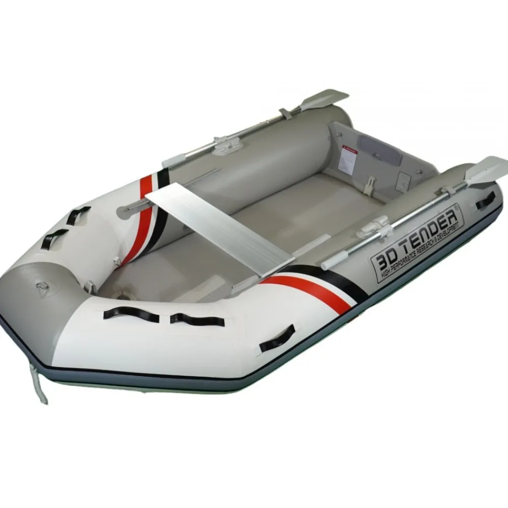 3D TENDER Annexe Gonflable^Annexe bateau pneumatique Twin V-Shape 200 grise