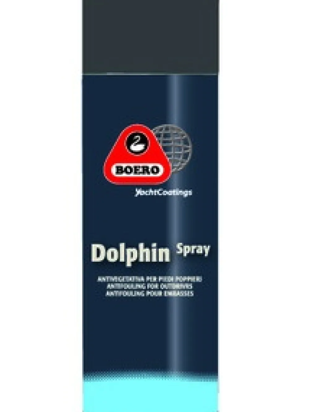 BOERO Antifouling^Antifouling Dolphin Spray hélice & embase Noir