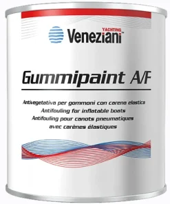 VENEZIANI Antifouling Gummipaint bateau pneumatique 0,375L Noir| Antifouling