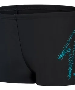 SPEEDO Maillot De Bain Natation Homme^Aquashort Hyper boom Logo Placement Black/Bolt