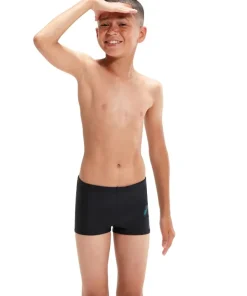 SPEEDO Maillot De Bain Natation Homme^Aquashort Hyper boom Logo Placement Black/Bolt