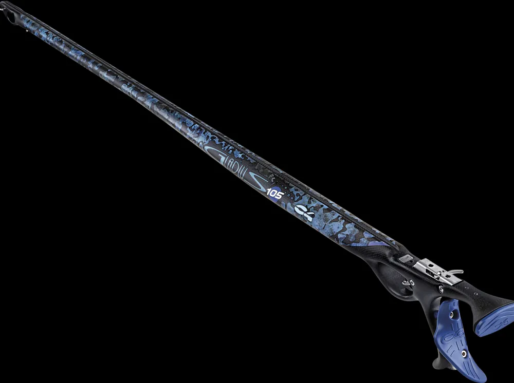 C4 Harpon À Sandows^Arbalète carbone Gladius Camo Ocean - 105 cm