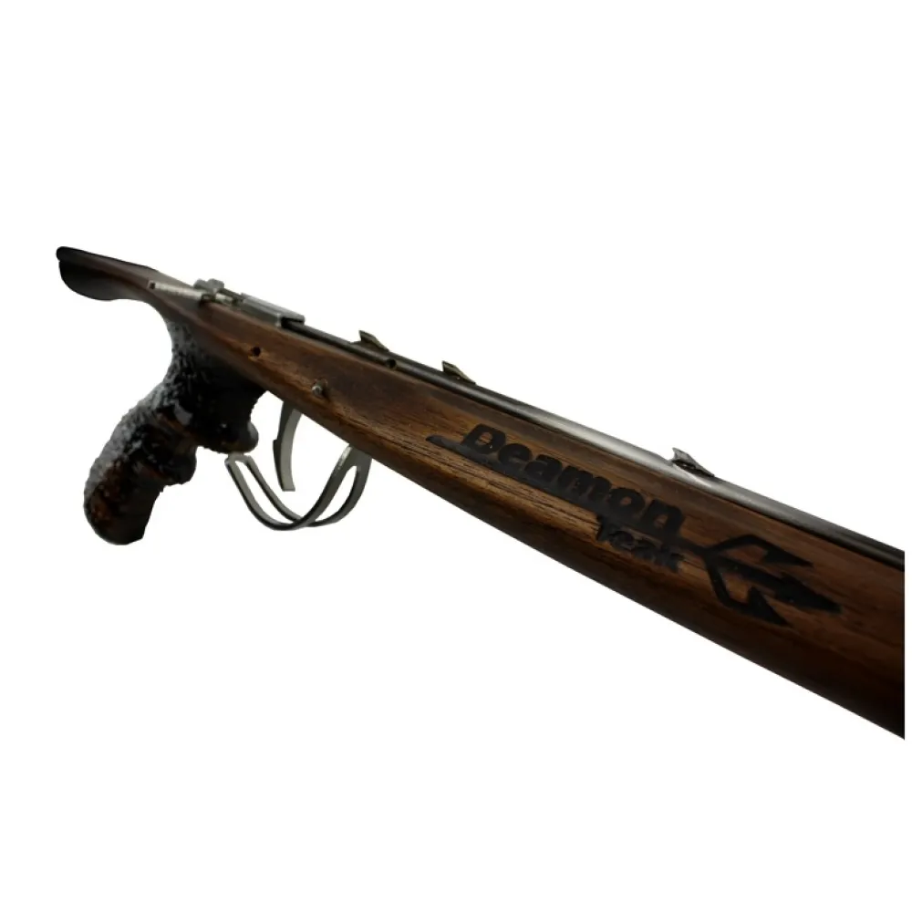 DEAMON TEAK Harpon En Bois|Harpon À Sandows^Arbalète fusil harpon bois chasse sous marine Oil - 110