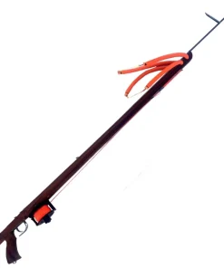 DENTY SPEARFISHING Harpon En Bois|Harpon À Sandows^Arbalète fusil harpon chasse sous marine Bois Exotique 95 cm avec moulinet
