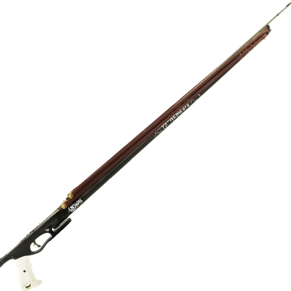 SIGALSUB Harpon À Sandows^Arbalète fusil harpon chasse sous marine Némésis Pro Black 126 cm