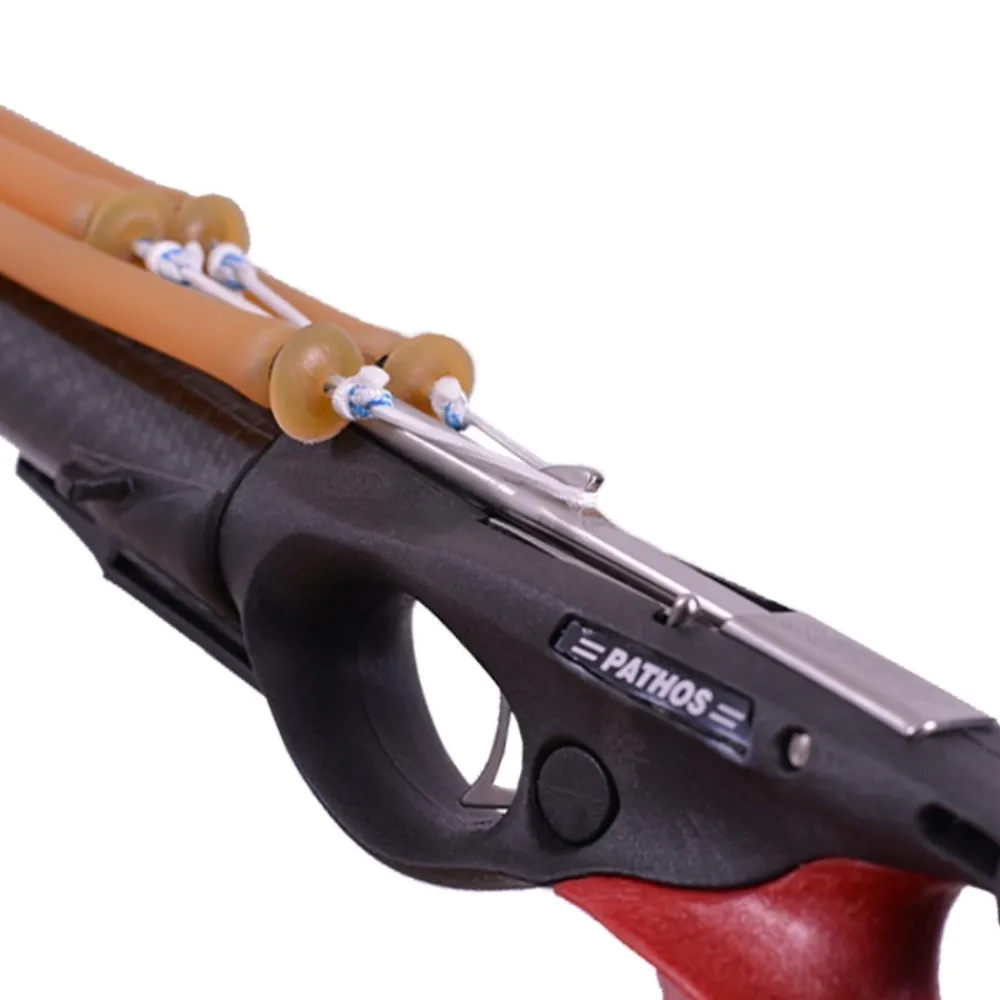 PATHOS Harpon À Sandows^Arbalète fusil harpon chasse sous marine Saragos Carbon 90 cm