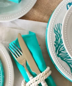 MARINE BUSINESS Vaisselle^Assiette dessert - Collection Harmony Perla - 6 pièces