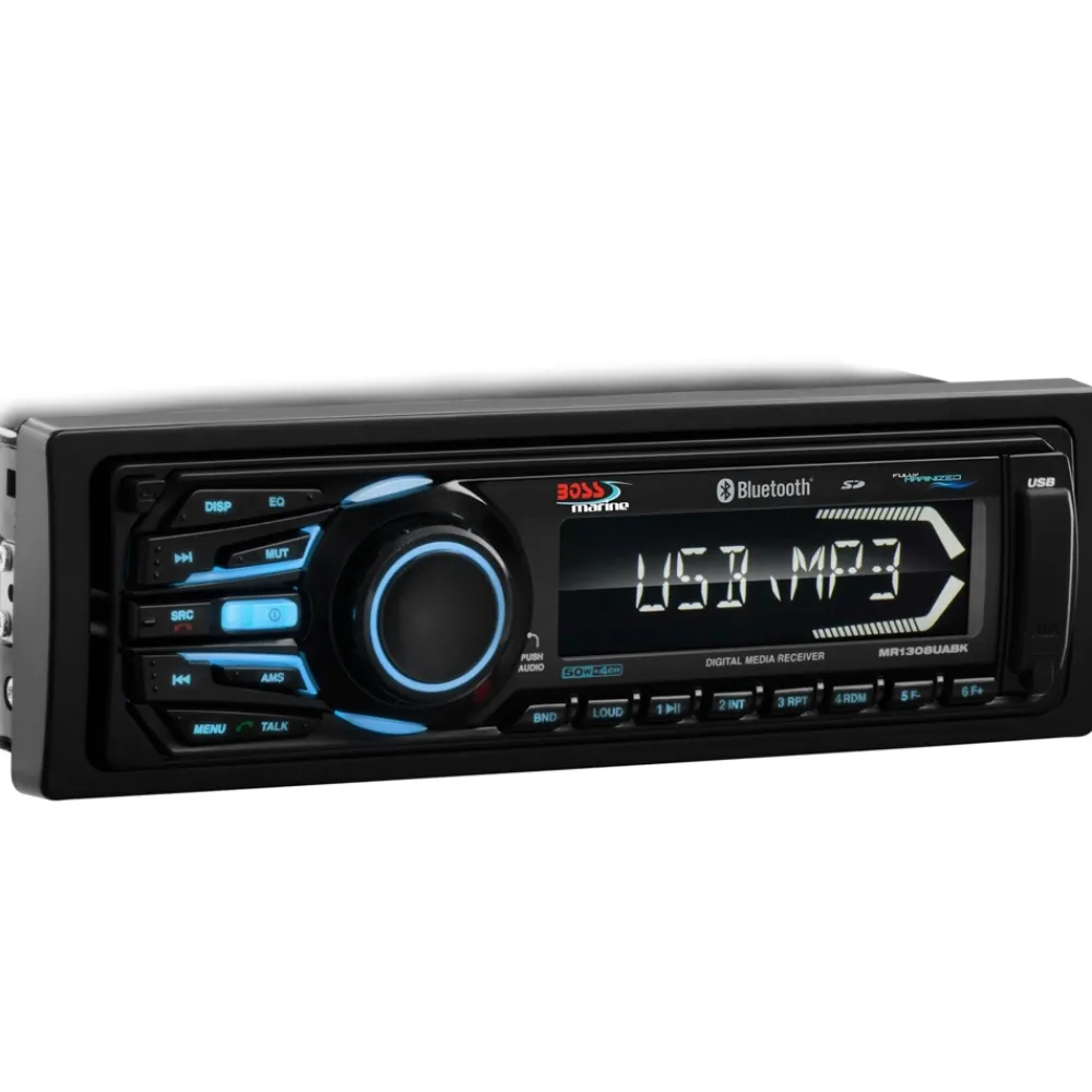 BOSS MARINE Autoradio MR-1308UAB Noir