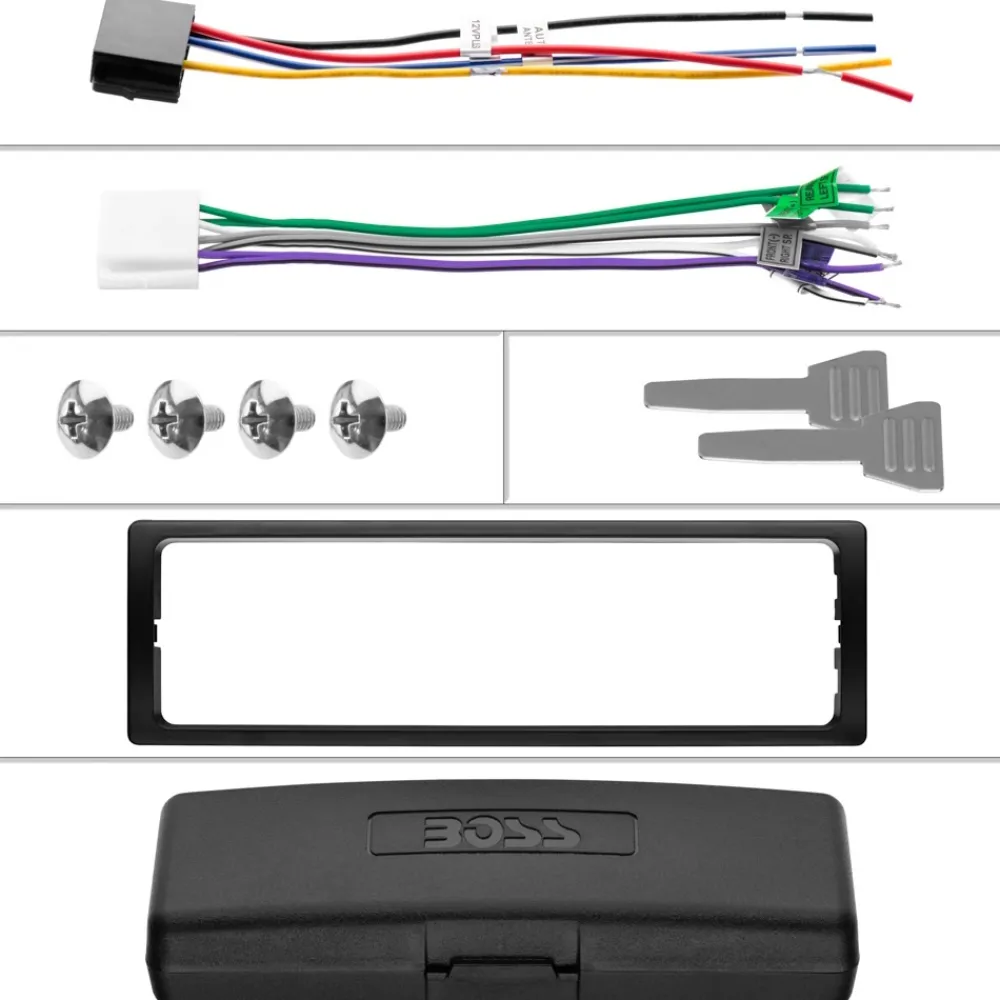 BOSS MARINE Autoradio MR-1308UAB Noir