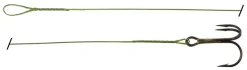 CANNELLE Hameçons Surfcasting|Bas De Ligne Carnassiers^Avançon Nylflex C703 40 cm Boucle + Hameçon Triple