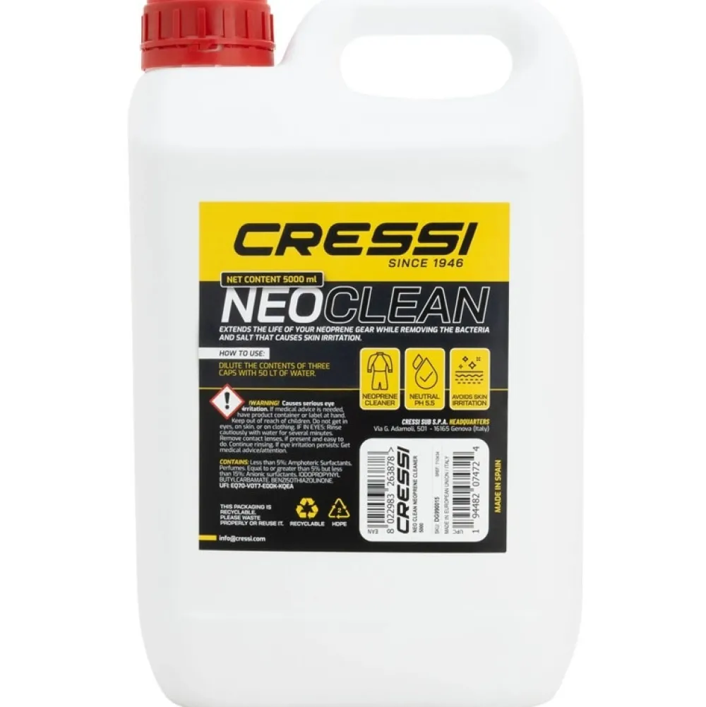 CRESSI-SUB Bactéricide Cressi Neo Neoprene Cleaner - 5 L