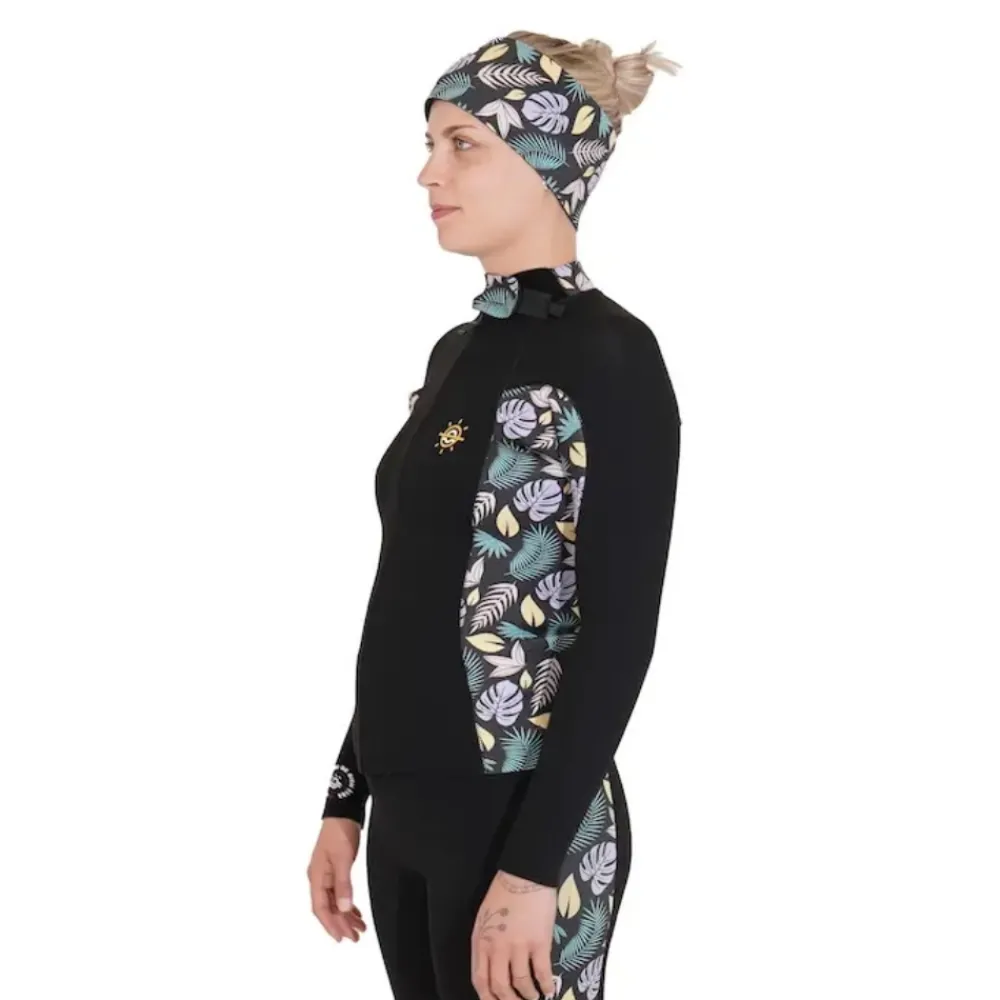 MELLOW SEA Bandeau cheveux en néoprène Noir
