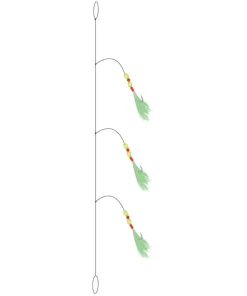 FLASHMER Bas de Ligne Bonitobar 3 Hameçons N° 5/0