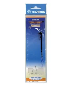 FLASHMER Bas De Lignes Surfcasting|Bas De Ligne Carnassiers^Bas de ligne Coulissant 2 Hameçons