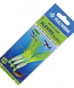 FLASHMER Bas de Ligne Alevins Plumes