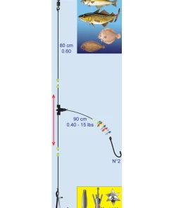 FLASHMER Bas de Ligne Surf et à Soutenir