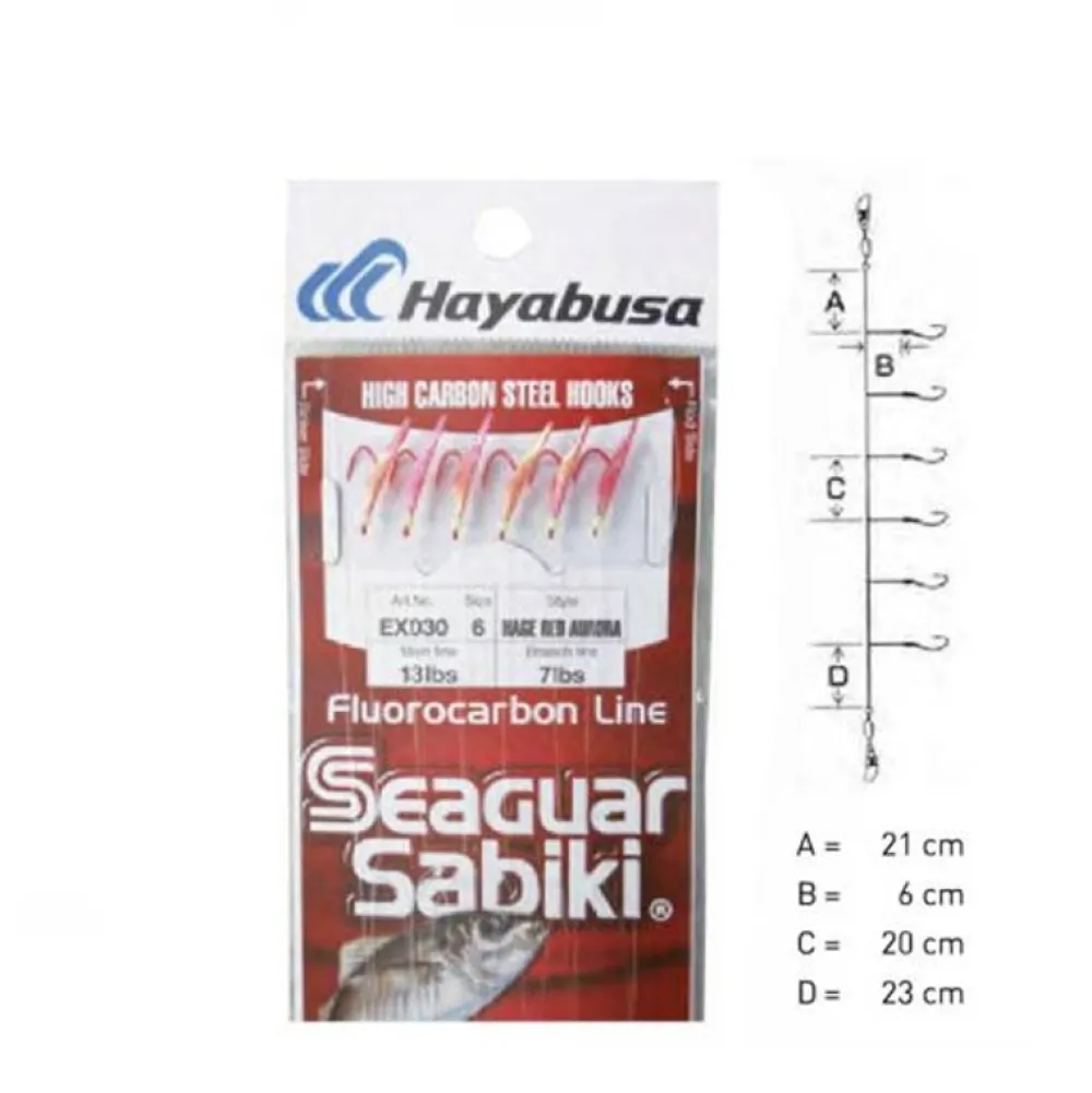 HAYABUSA Bas De Ligne Carnassiers|Leurres Carnassier^Bas de ligne Sabiki EX030