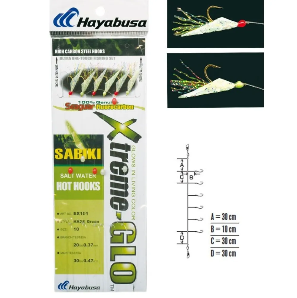 HAYABUSA Bas De Ligne Carnassiers|Leurres Carnassier^Bas de ligne Sabiki EX101