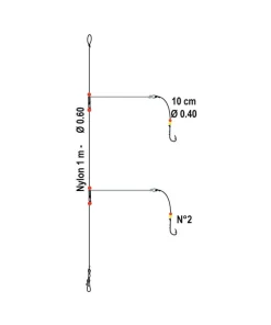 FLASHMER Bas De Lignes Surfcasting|Bas De Ligne Carnassiers^Bas de Ligne Metal Clip Falshmer