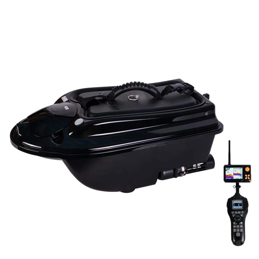 BOATMAN Bateau amorceur Actor Boat Plus Pro Noir GPS & Sonar MK5