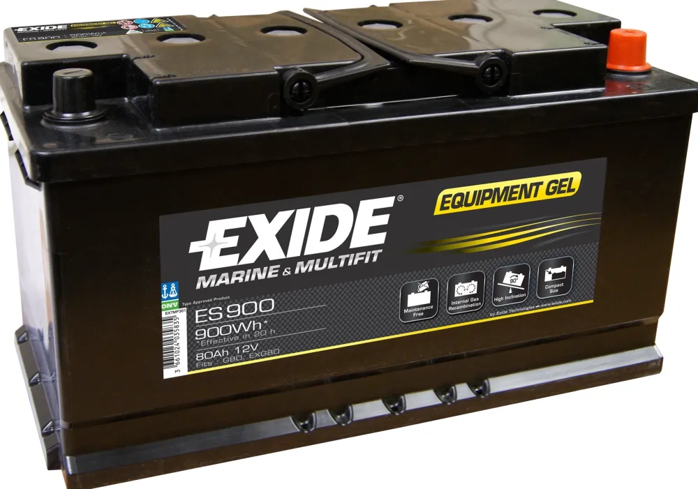 EXIDE Batterie Marine^Batterie Equipment Gel 80AH - ES900