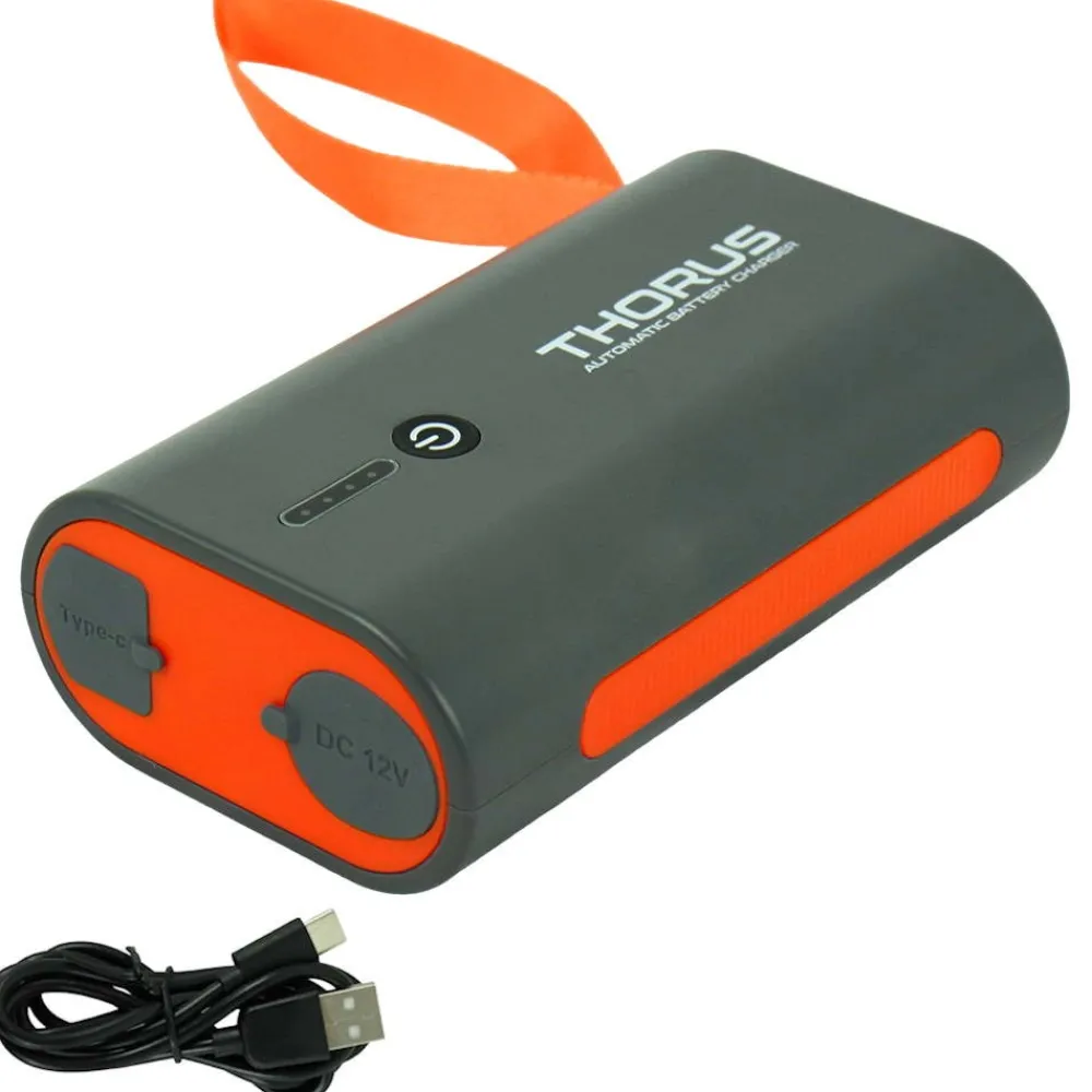THORUS Gonfleur|Accessoires Et Pièces Détachées^Batterie externe Booster Batterie 4 000 mAh prise allume cigare pour gonfleur électrique