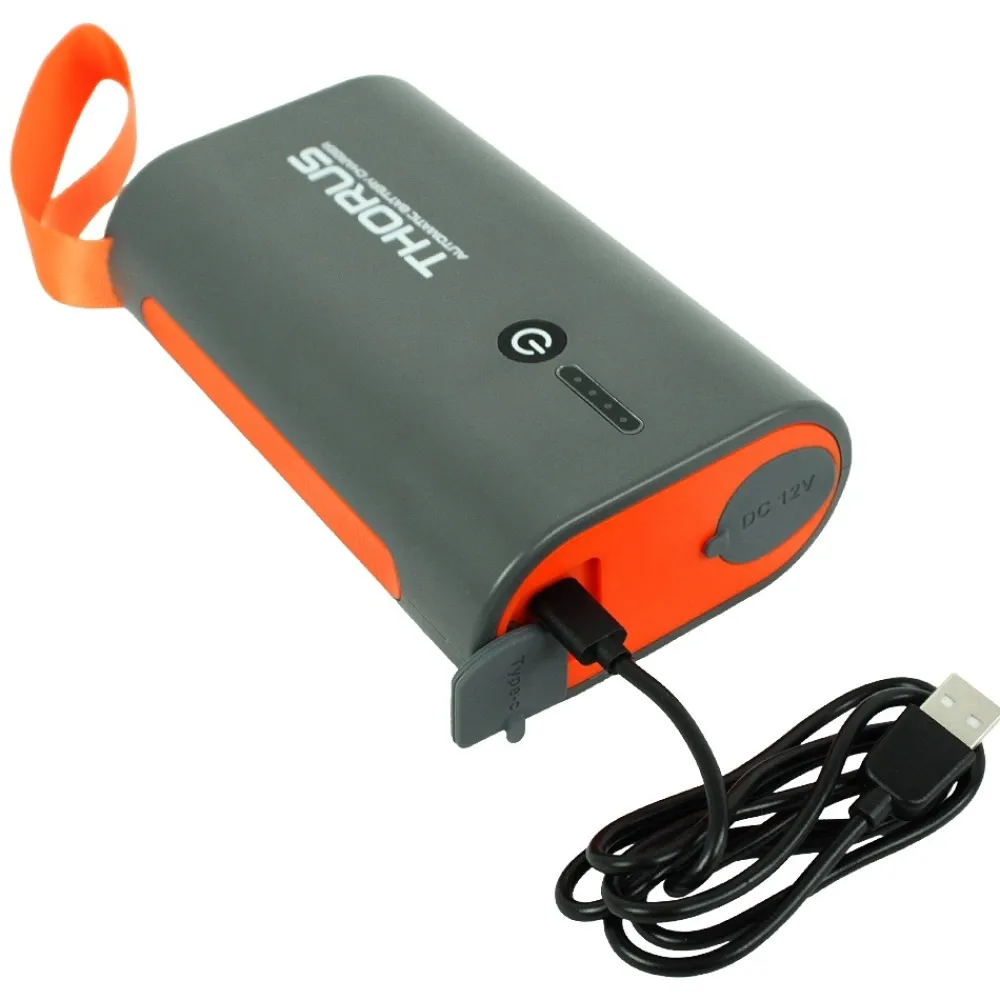 THORUS Gonfleur|Accessoires Et Pièces Détachées^Batterie externe Booster Batterie 4 000 mAh prise allume cigare pour gonfleur électrique