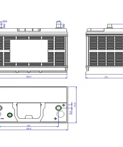 MINN KOTA Batterie Bateau|Batterie Marine^Batterie étanche PRO à décharge lente 110A