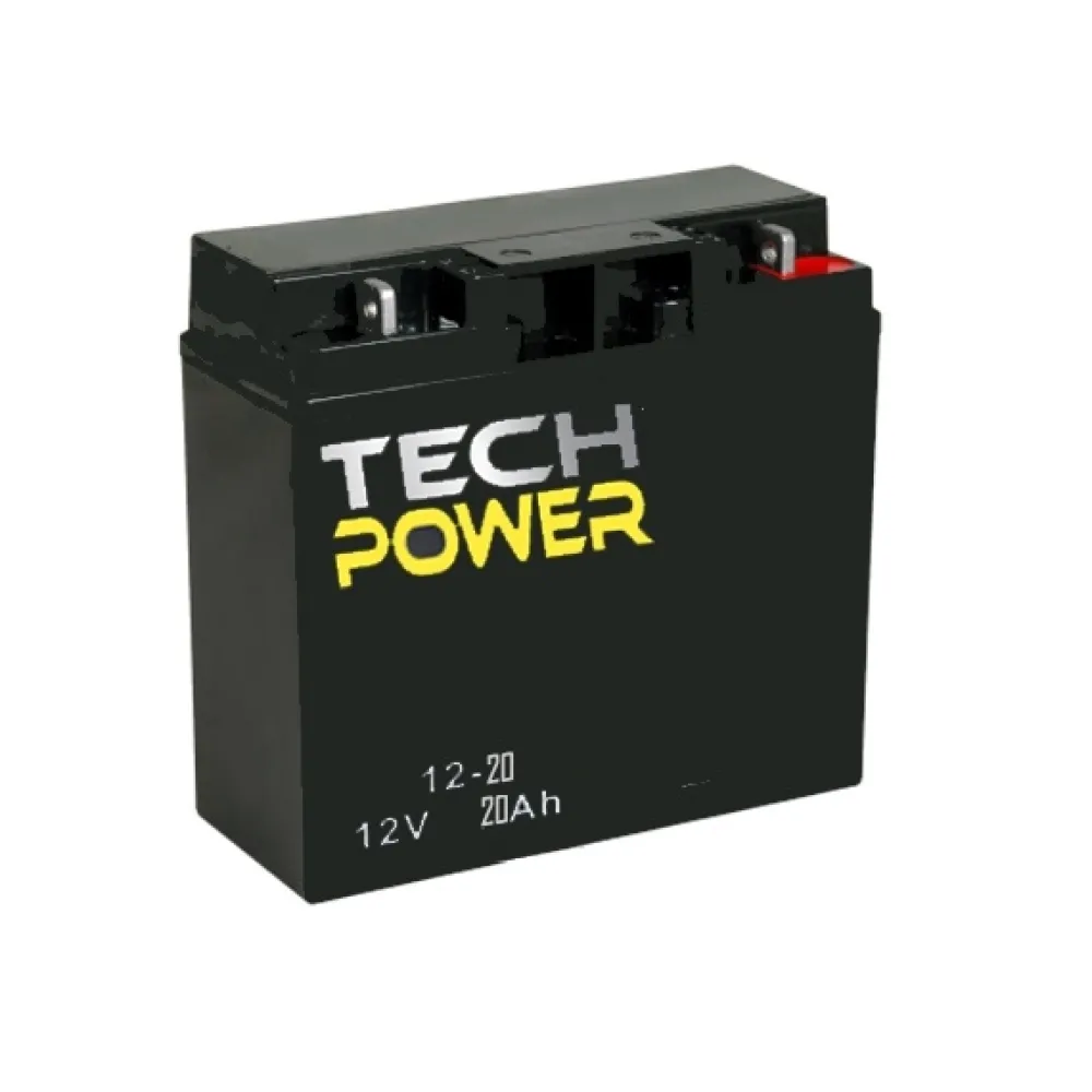 TECH POWER Batterie 12V 20Ah Etanche Agm TP12-20