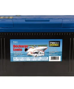 TECH POWER Batterie Bateau|Batterie Marine^Batterie 12V 110Ah marine à décharge lente