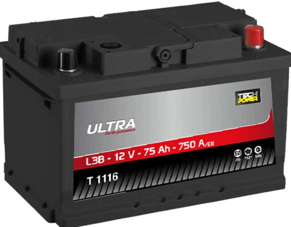 TECH POWER Batterie 12V 75Ah Ultra