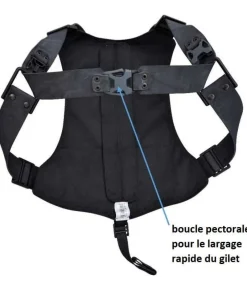 SUBLEST Baudrier 6 Poches Camo Largage rapide
