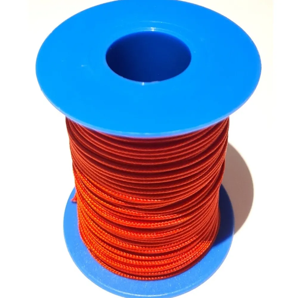 DENTY SPEARFISHING Dyneema Et Drisse^Bobine de Dyneema gainé Ø 1.5 mm - Rouge 50 m