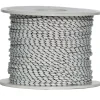 SIGALSUB Dyneema Et Drisse^Bobine de Dyneema gainé Ø 1.5 mm Blanche et Noir 5 m
