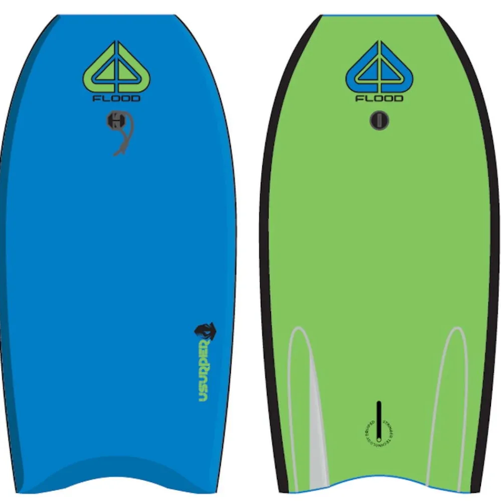 FLOOD Bodyboard Usurper Blue/Fluro Green 41