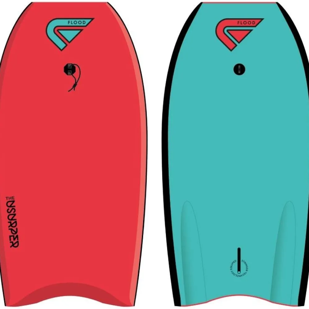 FLOOD Bodyboard Usurper Red/Teal 33
