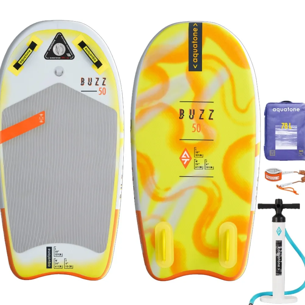 AZTRON Planche De Bodyboard^Bodyboard gonflable Buzz 50