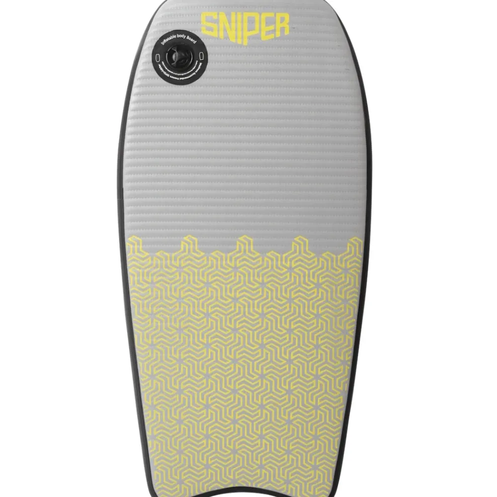 SNIPER Bodyboard gonflable Puffer 45 Teal/Yellow